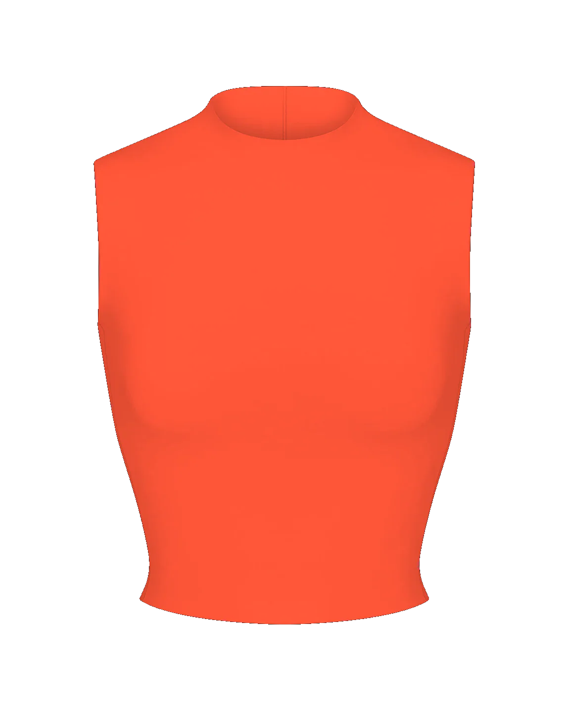 Rays Sleeveless Top - Aperol - Image 2