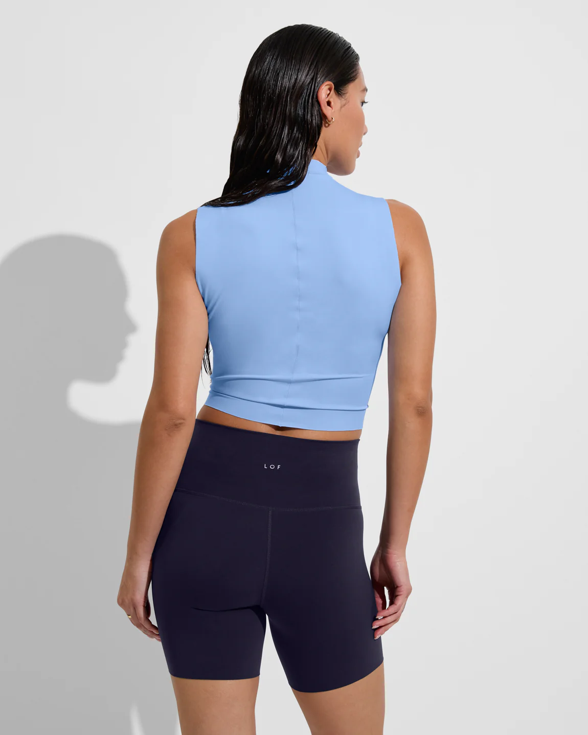 Rays Sleeveless Top - Blue Skies - Image 2