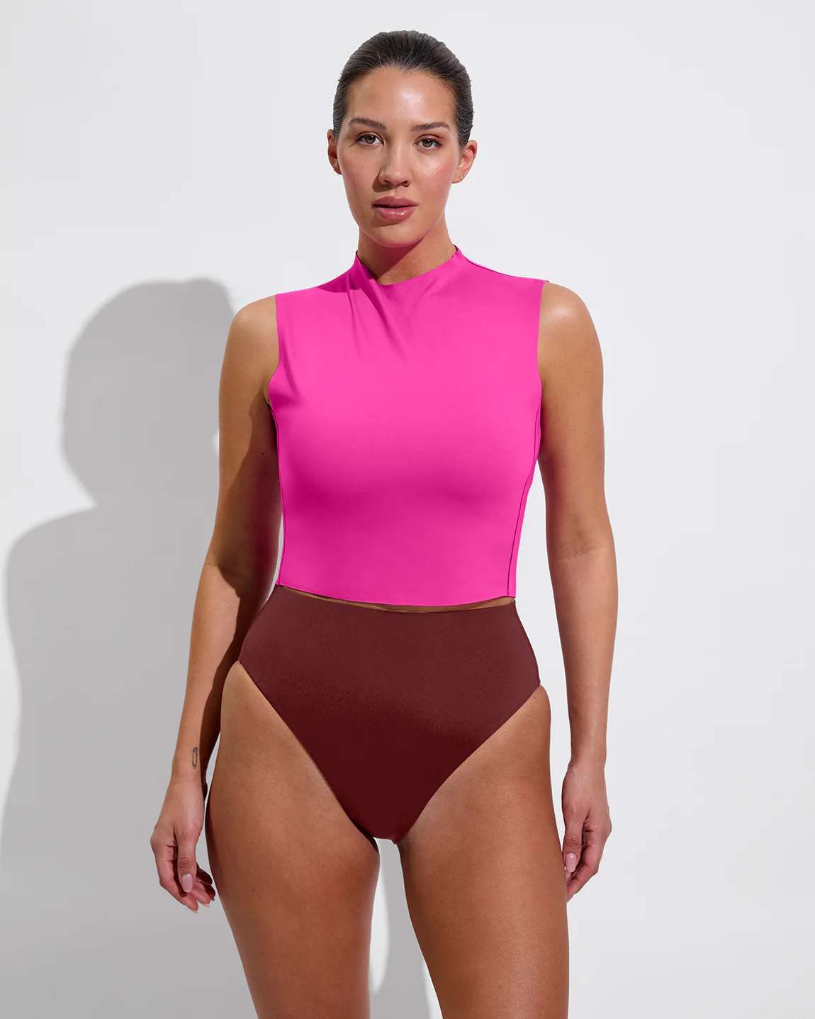 Rays Sleeveless Top - Hot