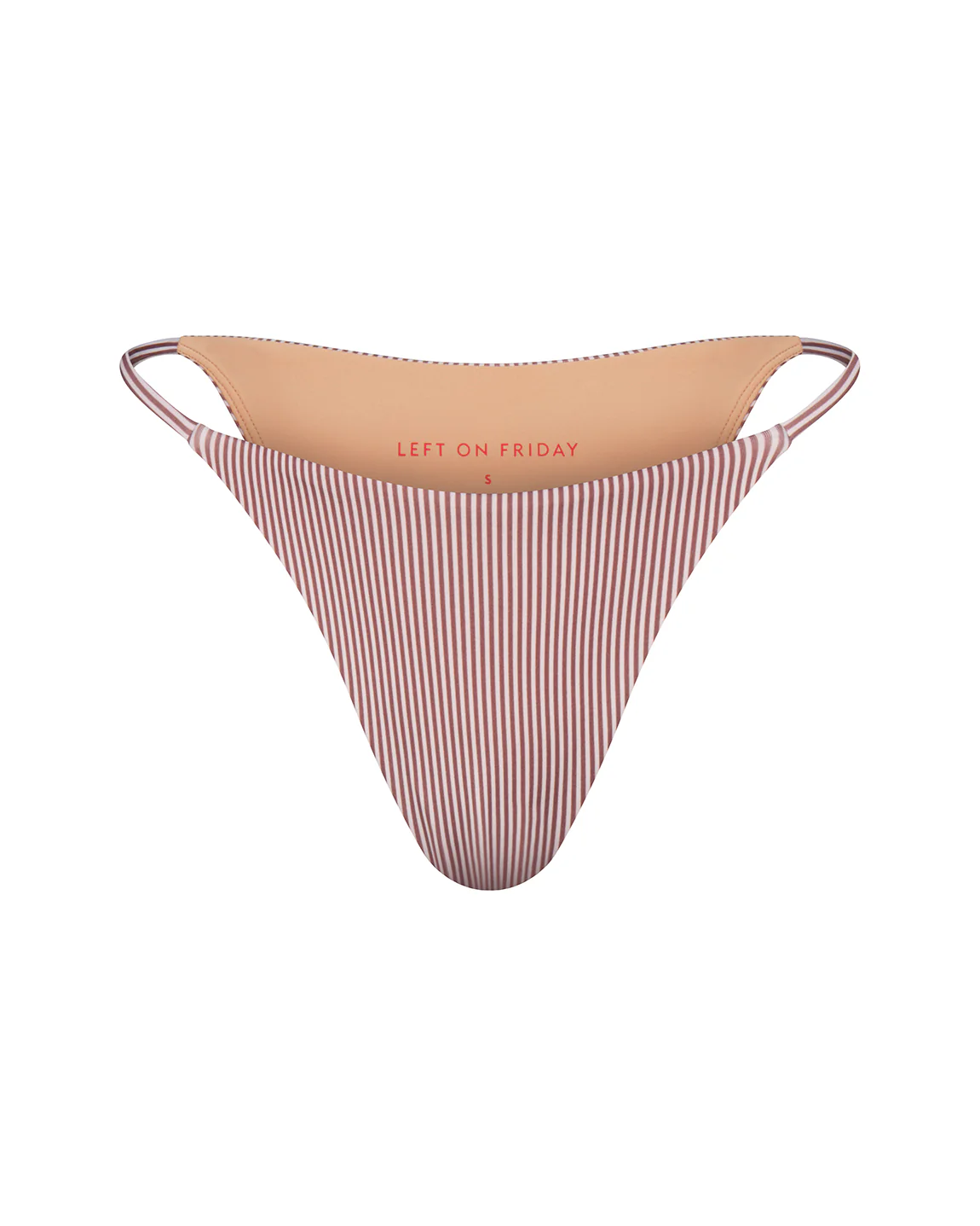 Skinny Dip Bottom - Mini Splash Stripe Vertical: Tiki / Holiday - Image 6