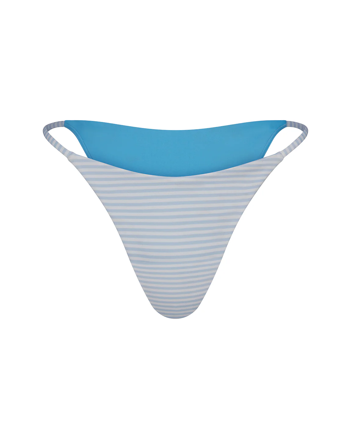 Skinny Dip Bottom - Splash Stripe Horizontal: Blue Skies / Coconut - Image 8