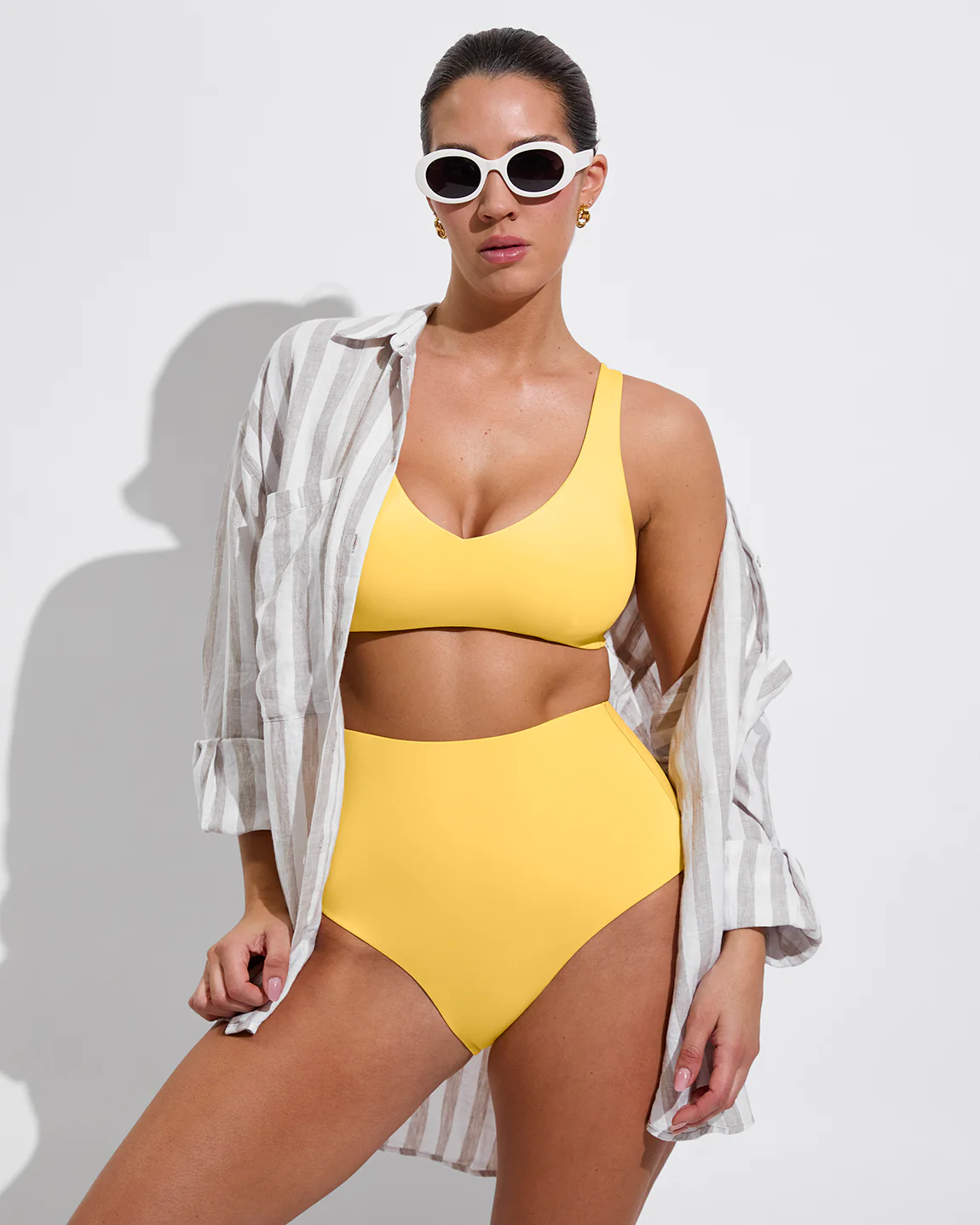 Getaway Button Down - Beach Stripe: Beach / Coconut - Image 5