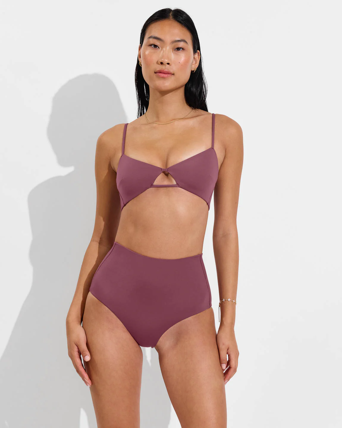 Sunny Side Top - Desert Plum