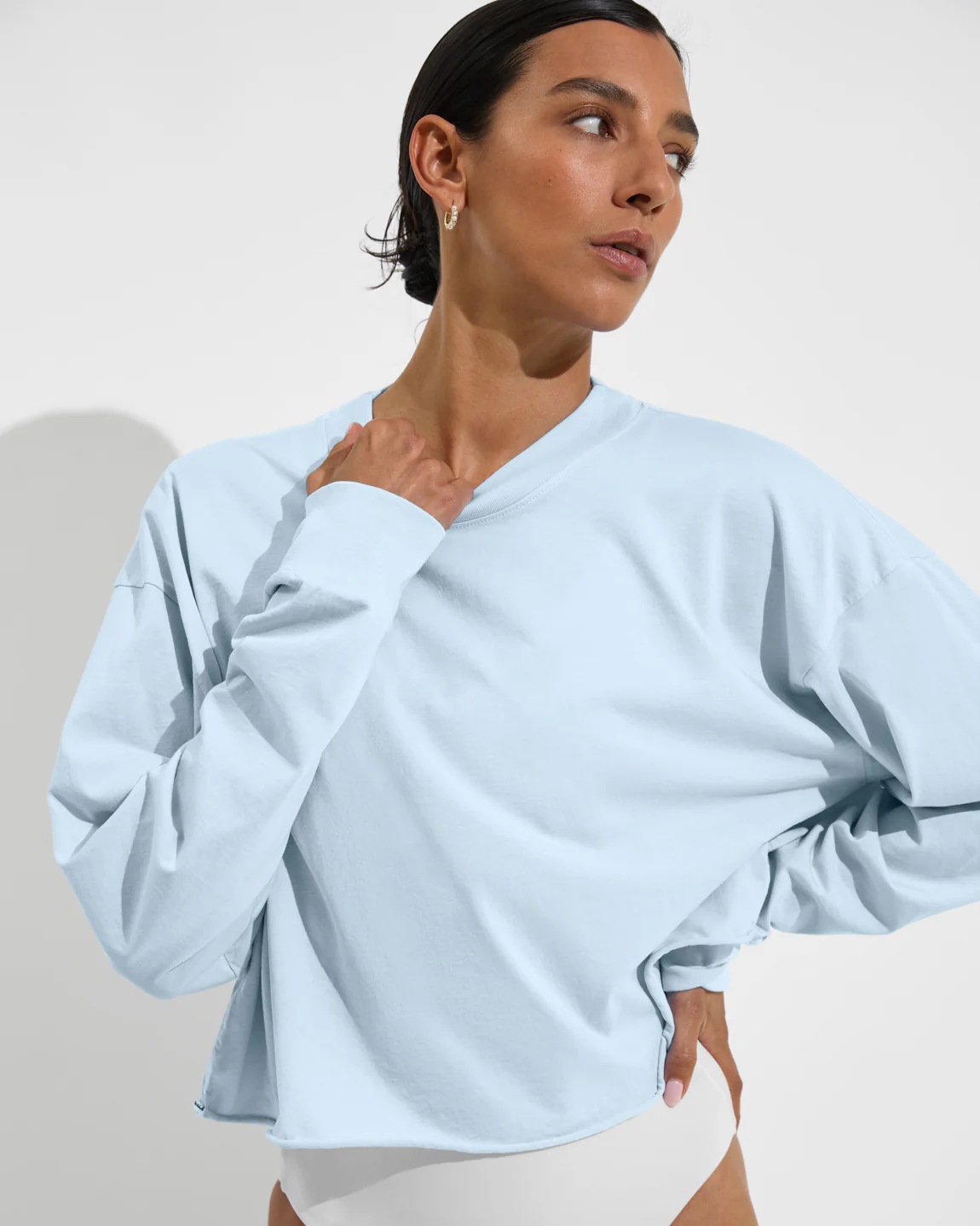 Swell LS Tee - Faded Blue Skies - Image 4
