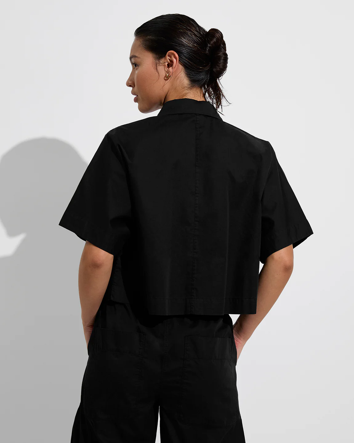 Tour Cropped Shirt - Jet - Image 2