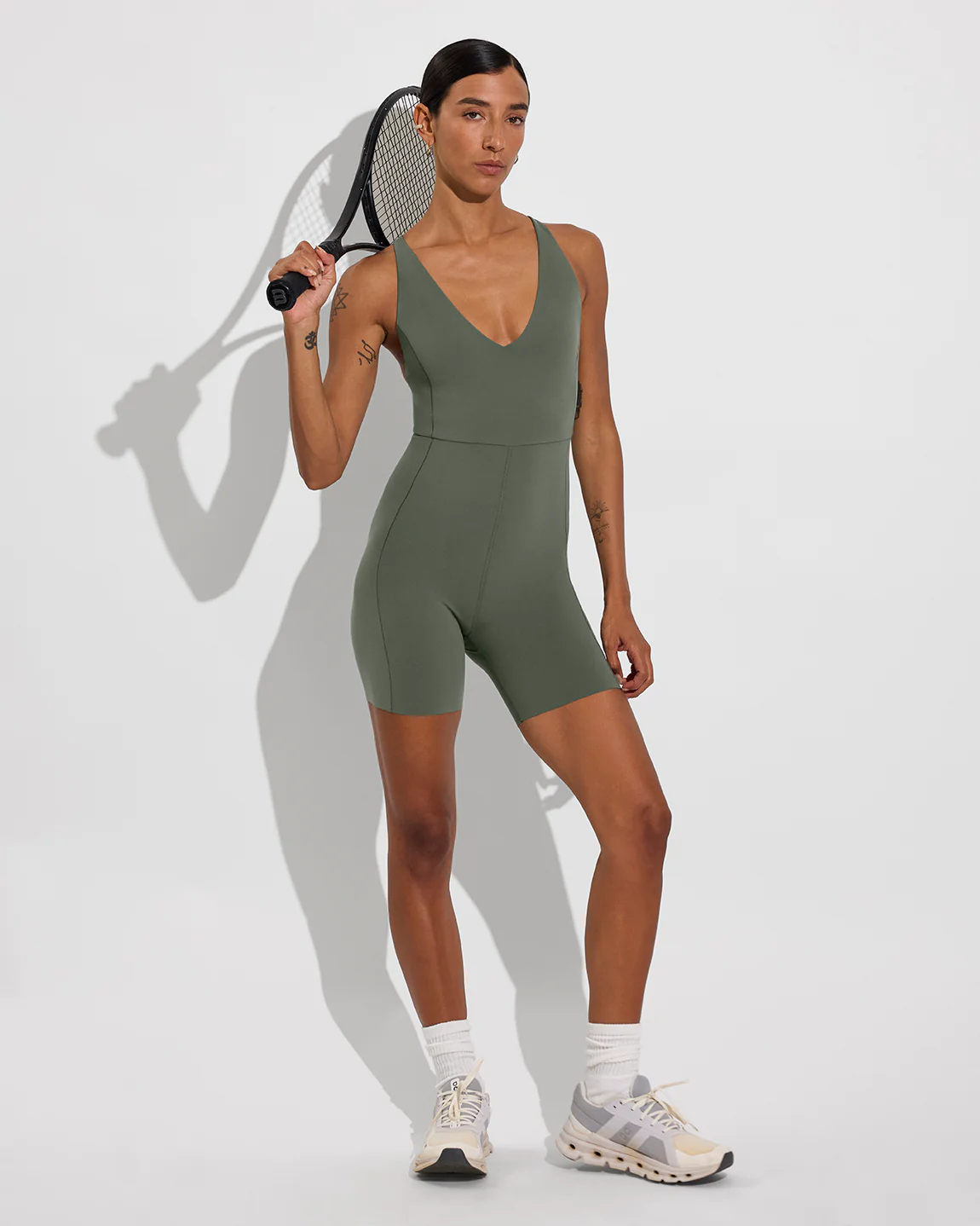 Weekender Playsuit 5” - Agave